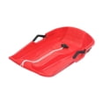 thumbnail image 2 of Siruishop Snow Sled for Child Ski Board Toboggan Sleigh Snow Scooter Practical with Rope Red, 2 of 8