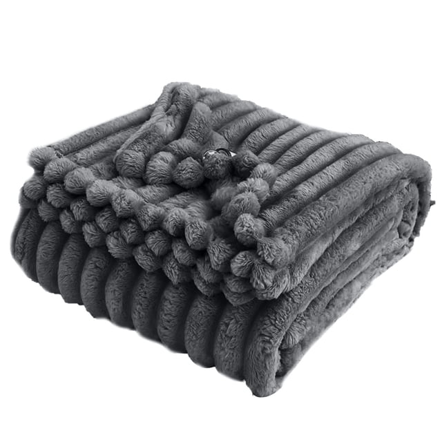 Thickened Rabbit Plu Sh Nap Blanket Bunny Blanket For Adults Soft Warm Fuzzy Throw Blanket For Bed Sofa Travel And Off Ice Full Size Blankets for Bed Blankets Size Warm Small Blanket Throw Throw