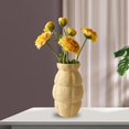 thumbnail image 3 of GUOOL Ceramic Vase Flower Container Decorative Vase for Office Dining Table Decoration Yellow, 3 of 9