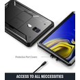 thumbnail image 2 of Poetic Revolution [360 Degree Protection] [Kick-Stand] Full-Body Rugged Heavy Duty Case with [Built-in-Screen Protector] for Samsung Galaxy Tab S4 10.5 Inch Black, 2 of 7