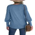 thumbnail image 4 of Stylish and Warm Women‘s Pullover with Ruched Detailing, 4 of 5