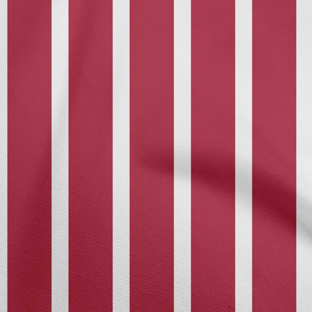 oneOone Polyester Spandex Red Fabric Stripes Fabric For Sewing Printed Craft Fabric By The Yard 56 Inch Wide