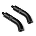 thumbnail image 3 of Krator Black Mirror Stem Extender 3 Inch Extension Set Compatible with 1984-1985 Harley Davidson Low Glide FXRS, 3 of 3