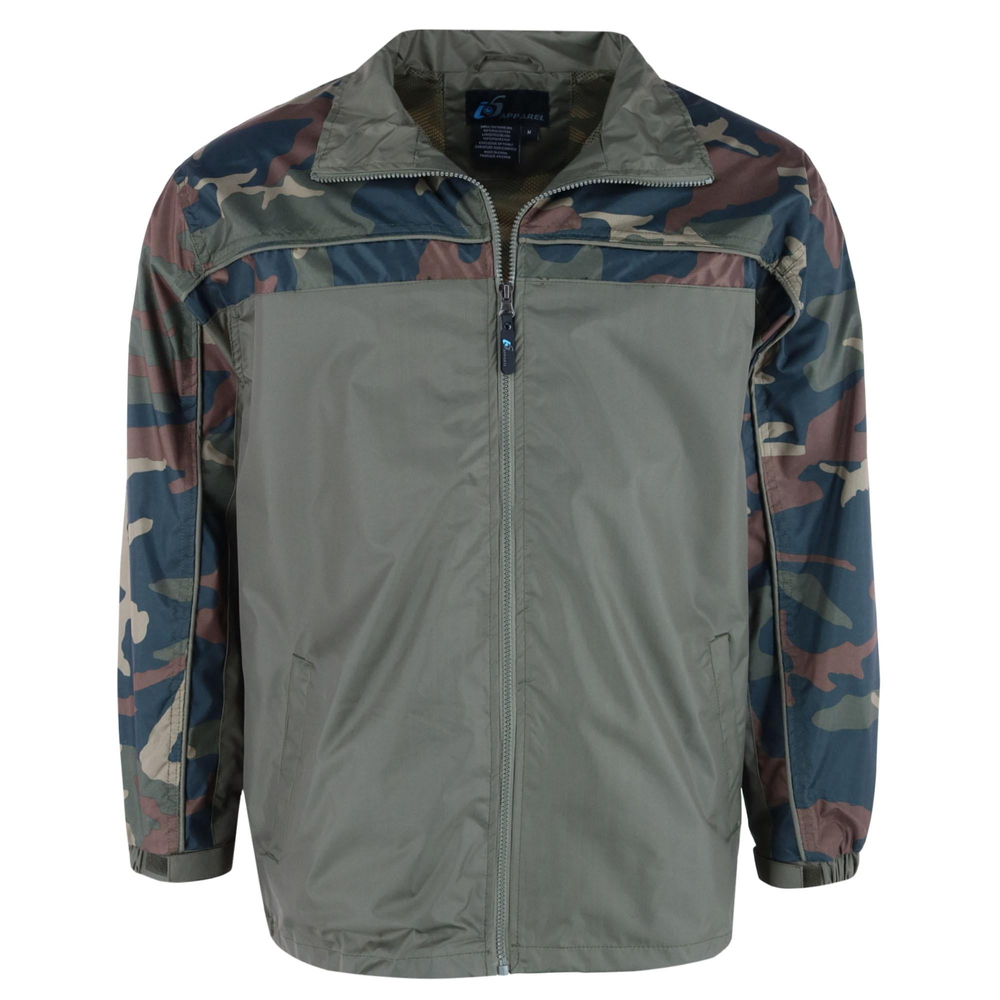 I5 Apparel  Camo Lightweight Winderbreaker Rain Jacket (Men's)