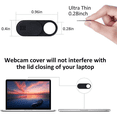 thumbnail image 3 of Lot de 60 Design Ultra Fin Couverture de Caméra Web pour Ordinateur Portable, PC, Ordinateur, pro-Noir, 3 of 3