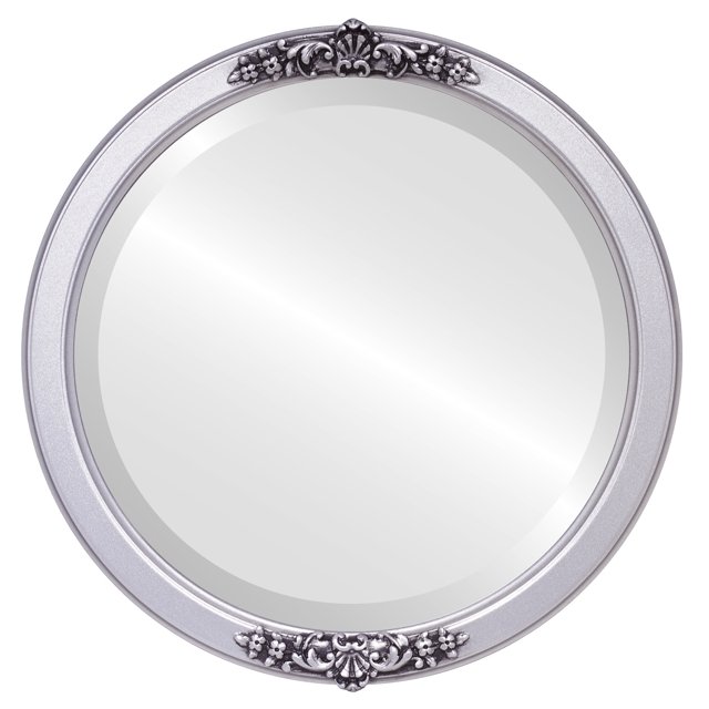 Athena Framed Mirror - Silver Spray