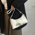 thumbnail image 4 of FeiraDeVaidade New Fashion Smudged Gradient Color Underarm Small Square Bag Texture Hand-Held Shoulder Bag, 4 of 6