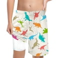thumbnail image 1 of Hiiyo Big Boys Dinosaur Print Compression Liner Swim Trunks Board Shorts, 1 of 4