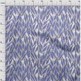 thumbnail image 3 of oneOone Rayon Lavender Blue Fabric Leaves Sewing Craft Projects Fabric Prints By Yard 56 Inch Wide-BUY, 3 of 5