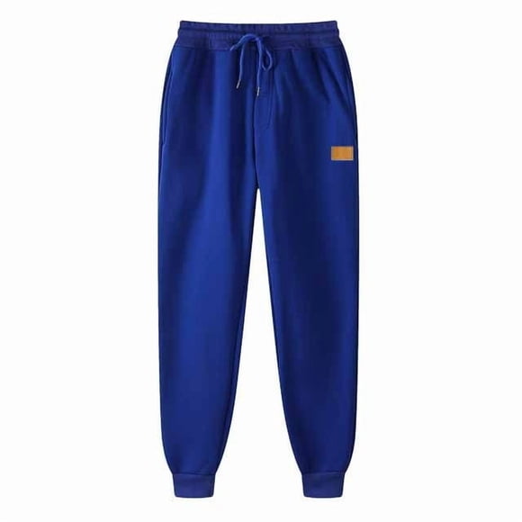 Royal Blue Man Trousers Pants Sweatpants for Mens Workout Gym Brunch Running Straight Leg Basic Long Cuff Leg Fall Summer 2025 Clothes L