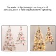 thumbnail image 2 of Christmas Tree Wall Hanging Wooden Strips Xmas Tree Decor Wall Pendants Window Props Decoration Gift, Log, 7 Layer, 2 of 6