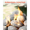 thumbnail image 4 of VEVOR 2-3 Inch 30 Pcs Ceramic Fire Pebble Stones Lava Rocks Reusable, 4 of 9