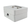thumbnail image 5 of 1 Pce Mini Fer Portable Verrouillable Argent Pièces Coffre-Fort Boîte de Sécurité Domestique (Blanc), 5 of 5