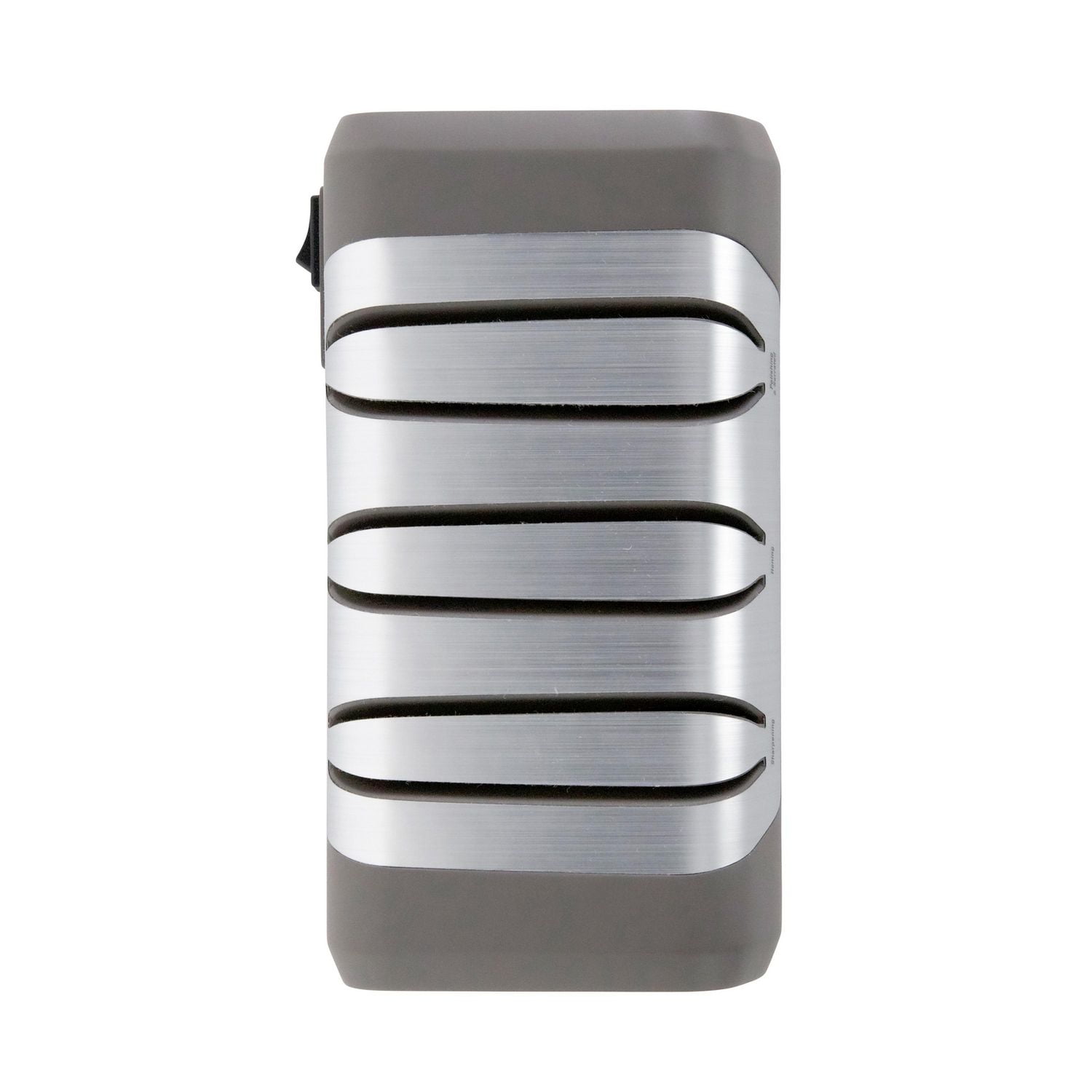 Sharpener électrique Chef'sChoice rechargeable à trois étapes DC 320 pour la plupart des couteaux, en gris ardoise (SHC32BGY11)