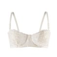 thumbnail image 1 of Bras for Women, Womans Solid Color Thin Style Ventilate No Rims Lace Crystal Glass Ear Bra, 1 of 5