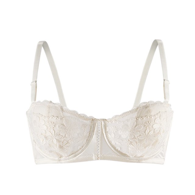 Bras for Women, Womans Solid Color Thin Style Ventilate No Rims Lace Crystal Glass Ear Bra