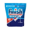 thumbnail image 2 of Finish® Quantum® Dishwasher Detergent Pods, No pre sinse needed, For Deep clean & sparkling shine, 45 Tabs, 2 of 21