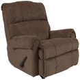 thumbnail image 1 of Contemporary Kelly Bark Super Soft Microfiber Rocker Recliner, 1 of 9