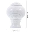 thumbnail image 2 of 4pcs Curtain Rod Finials Curtain Pole Finials Curtain Rod Ends Curtain Pole Plugs, 2 of 8