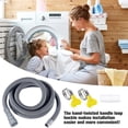 thumbnail image 2 of CHENMEI Automatic Washing Machine Pipe Extension Hose Thickened Pipe Pipe Air Conditioning Exhaust Pipe, 2 of 5