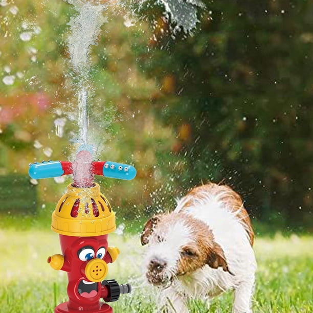 Arroseur D’eau En Forme De Bouche D’incendie – Jouet Aquatique Rotatif Pour Jardin – Pulvérisation été Pour Enfants – Matériau ABS