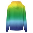 thumbnail image 4 of cfhntfmh Chandail à Capuchon pour Femmes Mode Automne 2024 Chandail en Molleton Dégradé Décontracté Manches Longues Chandail Oversize avec Poche, 4 of 4