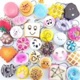 thumbnail image 3 of Wholesale 30PCS Lot Cute Mini Random Squishy Soft Panda/Bread/Cake/Buns Phone Straps Charm Kit Hot, 3 of 5
