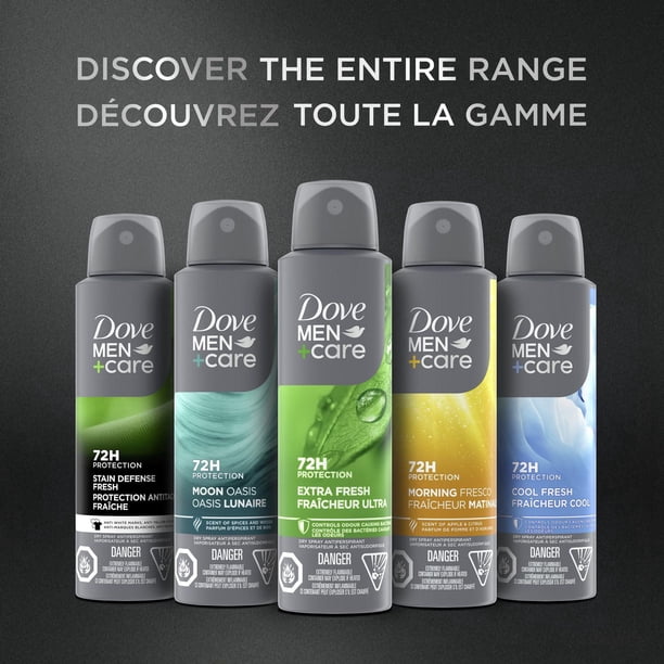 Dove Men+Care Antiperspirant Deodorant Dry Spray Extra Fresh, 107