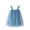 #0186-Light Blue, variant on Cowsor Baby Girl Dress Flower Tulle Party Dresses Princess Pageant Birthday Wedding