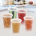 thumbnail image 4 of enjoywould 20 Pcs Food Storage Box with Airtight Lid Round Clear Food Grade BPA-Free Freezer Microwave Safe Meal Prep Deli Takeaway Food Packing Container, 4 of 8
