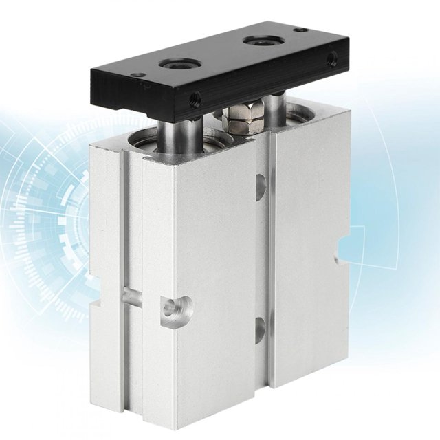 Loewten Pneumatic Cylinder, Air Cylinder, Double-Rod Cylinder Side Load Adjustable Buffer For Industry Home