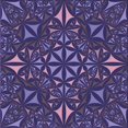 thumbnail image 1 of Ahgly Company Tapis d'Intérieur Lavable à la Machine, Carré, Transitionnel, Bleu, Tapis de Zone, 8 Pieds Carré, 1 of 7