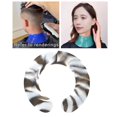 thumbnail image 2 of HILABEE Coiffeur de Salon Capes de Col de Coupe Outil de Protection pour Barbier Coiffure Femmes Brun Dégradé, 2 of 9