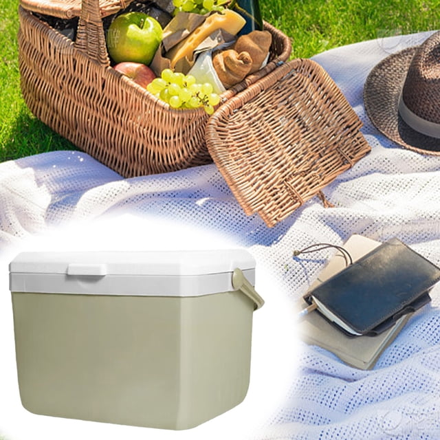 Green Car Mounted Outdoor Refrigerator Picnic Portable Household Refrigerator