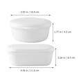 thumbnail image 2 of Raindrops 2pcs Travel Soap Case White PP Sealing Home Use Adults Holder, 2 of 8