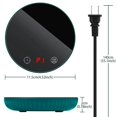 thumbnail image 3 of Coffee Mug Warmer Smart Cup Warmer For Desk Auto Shut Off & Timing Electric Beverage Warmer With 2 Temperature Settings Wireless Warmer Heating Plate For Tea Water Cocoa Milk, 3 of 7