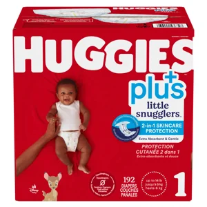 Huggies Little Snugglers Plus Couches, tailles 1
