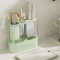 thumbnail image 2 of AYktou Home Organizers and Storage Slot Clear Knife Block Without Knives,Kitchen Knife Organizer Stand Knife Dock Rack For Kitchen Cutlery Storage Accessories for Party Indoors, 2 of 5