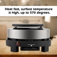 thumbnail image 3 of Electric Mini Stove, 500W Multifunctional Home Heater Temperature Adjustment Kitchen Cooktop Electric Heater Lightweight Mini Stove Cooking Hot Plate For Home Kitchen, 3 of 8