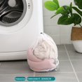 thumbnail image 4 of Large Thicken Mesh Protect Clothing Washing Heavy Duty Laundry Drawstring Bag, 4 of 8