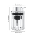 thumbnail image 3 of Soap Dispenser for Bathroom,Foaming Soap Dispenser Light Clear and Gray Soap Dispenser Hand Soap Dispenser Foaming Soap Dispenser Plastic Soap Dispenser Bathroom,Hand Soap Dispenser, 3 of 7