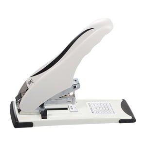 Accumulateur de poids lourds 100 Feuille Capacité Durable Bureau Stapler Rembourrage de papier d'effort réduit Machine à agrafer pour le bureau à domicile fournitures de papeterie scolaire