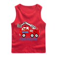 thumbnail image 1 of RXIRUCGD 2025 Vêtements d'Été pour Enfants Chemise de Base à Col Rond Sans Manches pour Garçons, 1 of 2