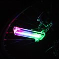 thumbnail image 3 of 32LED Lumière de Vélo Rayons Lumière Roues Colorées Double Face Lampe d'Avertissement Multi Motif Lanterne, 3 of 10