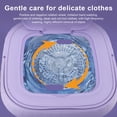 thumbnail image 4 of Portable Washing Machine, Mini Washer 11l Large Capacity Foldable Bucket Washer with Drainage Pipe Automatic Washing Deep Cleaning of Underwear Baby Clothes for Rv Travel Apartment, 4 of 7