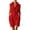 Red#sleeveless rompers for women summer, variant on SZJXBUY Womens Shorts Rompers for Summer Elegant Dressy Casual Sleeveless Stand Collar Romper Plus Size A Line Button Down Business Shorts Jumpsuit with Pockets Red,XXL