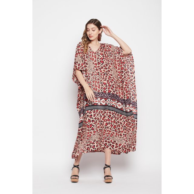 Oussum Robes Caftans pour Femmes Grande Taille en Polyester Imprimé Long Caftan Maxi en Ligne