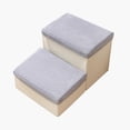 thumbnail image 4 of GROWTH TANK Dog Stairs Puppy Stairs Pet Climbing Ladder Storage Box Non Slip Extra Wide Ramp 2 Ladder 40x35x20cm, 4 of 9