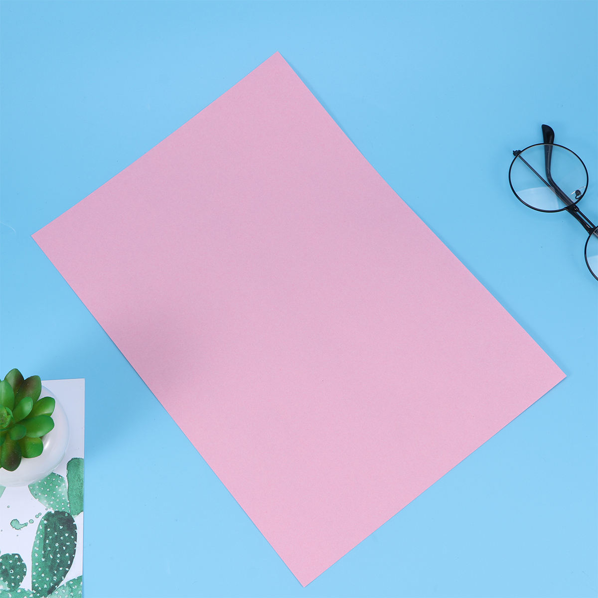 OULII 100Pcs DIY Handmade Paper A4 Colored Copy Paper Foldable Paper for Office Use