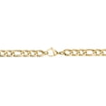 thumbnail image 3 of Collier Chaîne Figaro pour Homme 22 Pouces en Acier Inoxydable Jaune - 5 mm, 3 of 4